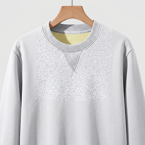 High Quality Men's Crew Neck Pullover Sweatshirt Regular Fit Solid Color Sweatshirt Custom Logo Oversized Vintage <b>Crewneck</b> - Product Image 1