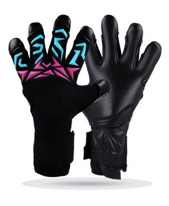 ถุงมือผู้รักษาประตูหนังกันน้ำระบายอากาศได้ดีสายรัดข้อมือปรับได้แบบเต็มนิ้วน้ำหนักเบาสำหรับผู้รักษาประตูฟุตบอล - Product Image 1