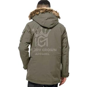 Chaqueta Parka Reversible Impermeable con Capucha y Logotipo Frontal para Hombre, Profesional, Premium, Hecha en Pakistán, Alta Calidad, Nueva Colección de Invierno - Product Image 2
