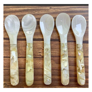 Decorative Seashell Caviar Spoon Natural Material Flatware in Bulk - Product Image 6