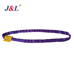 JULI Polyester Round Sling For Lifting With Sleeve Double Ply Single Ply 40mm Width 1ton 2m OEM ODM