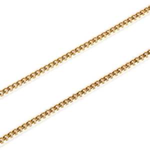 Jeulia Gold Plated <b>Titanium</b> Steel Men's Link <b>Chain</b> Necklace with Zircon - Product Image 3