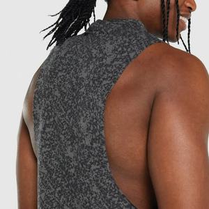 OEM Design 100% Polyester <b>Men's</b> <b>Tank</b> <b>Top</b> Custom Sports Gym Running & Weightlifting Siglets Wholesale - Product Image 5