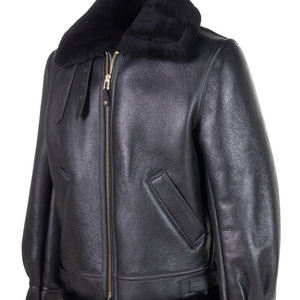 Blouson d'hiver en cuir matelassé pour homme, nouvelle conception, logo personnalisé, haute qualité, chaud, épais, coupe-vent, imperméable, avec logo frontal, vente en gros - Product Image 6