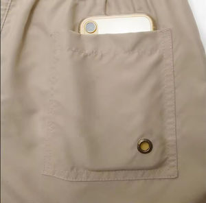 Custom Logo <b>Mens</b> Casual Swim Beach <b>Shorts</b> 100% Cotton Eco-Friendly Quick Dry Surf Board Trunks - Product Image 5