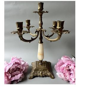 Bougeoir en laiton et aluminium fait main, personnalisé, rare, finition haut de gamme, style moderne, décoration d'intérieur haut de gamme - Product Image 1