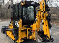 Chargeuse-pelleteuse sur chenilles JCB 1CXT homologuée EPA CE avec vérin hydraulique Eaton, moteur, pompe, boîte de vitesses et PLC