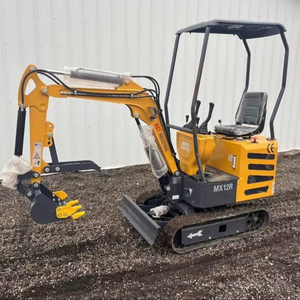 ENVÍO GRATIS AGT MX12R EPA CE Aprobado 1,2 Ton 13.5HP mini excavadora Eaton Cilindro hidráulico Núcleo Motor Bomba Caja de cambios Engranaje PLC - Product Image 1