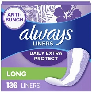 Always Anti-Bunch Xtra Protection, Toallas Sanitarias Diarias, Largas, Sin Perfume, 200 Unidades - Product Image 3