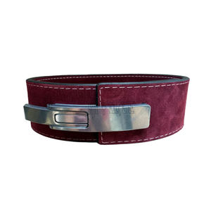 Ceinture d'assistance à levier autobloquant rapide en cuir de vachette pour l'haltérophilie Squat Deadlift Powerlifting Ceintures de dynamophilie durables - Product Image 1