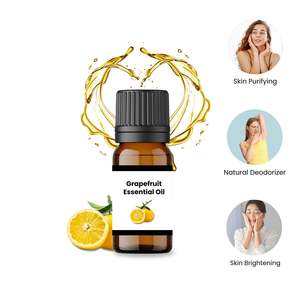 Huile essentielle de pamplemousse 100% pure pressée à froid, origine américaine, vente en gros, aromathérapie, soins de la peau, cosmétique et bien-être - Product Image 2