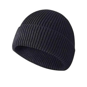 High Quality Knitted <b>Beanie</b> Hats Custom Logo Cotton Embroidery Warm Winter Luxury for Men <b>Women</b> <b>Beanie</b> Hat - Product Image 2