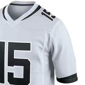 Maillot de football américain de haute qualité, léger, grande taille, manches courtes, pour hommes, séchage rapide, respirant - Product Image 5