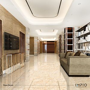 Carreaux de sol en porcelaine polis effet marbre brillant 600x600mm, style moderne, très demandés - Product Image 4