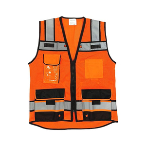 Chaqueta de Seguridad Vial para Hombre de Alta Calidad, Poliéster Transpirable, Alta Visibilidad, Antibacteriana, Impermeable, MOQ Bajo - Product Image 3