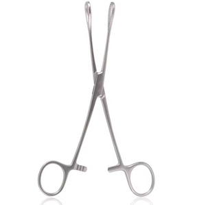 Gross-Maier 10 \ "/25cm Fórceps de vendaje manual de acero inoxidable Trinquete recto Instrumento médico curvo para vendaje de esponja - Product Image 2