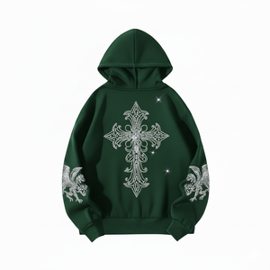 Sudadera con Capucha Premium para Hombre con Cremallera, Logotipo Personalizado Bordado, 100% Algodón, Servicio OEM, Regalo Navideño - Product Image 6