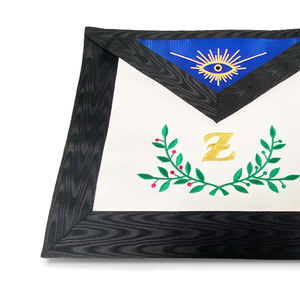 Tablier maçonnique avec motif de broderie personnalisé Tablier ASSR de rite écossais au 4e degré Vente en gros - Product Image 2