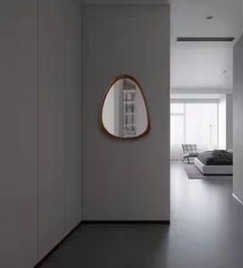 Azora Industries Top vente Miroir en bois moderne de haute qualité avec cadre en bois élégant Miroir mural pour salle de bain très demandé - Product Image 2