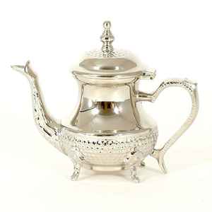 Bouilloire à thé martelée avec une grande poignée, design élégant pour servir du thé, du café, utilisation en vaisselle d'hôtel - Product Image 1