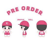 Poupée en coton Kpop personnalisée de 20 cm avec chapeau rose, jouet en peluche dérivé de l'animation