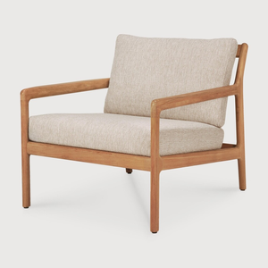 เก้าอี้โซฟาไม้สักกลางแจ้งร่วมสมัยสำหรับสวนลานโรงแรมหรือสวนสาธารณะเฟอร์นิเจอร์นั่งเล่นทันสมัย - Product Image 1