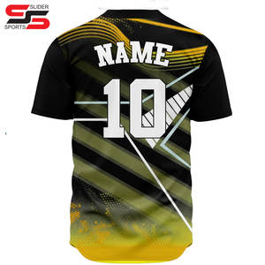 Maillot d'uniforme de baseball personnalisé, top tendance, maillots de baseball de haute qualité pour entraînement d'équipe, au tarif de gros bon marché - Product Image 4