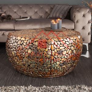 Dernier modèle Tables basses pour salon décoratives 2024 Nouveauté Tables basses de finition en cuivre au design moderne Best-seller - Product Image 5