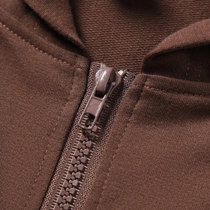 ชุดสูทกางเกงวอร์มทรงหลวมแบบมีฮู้ดตะเข็บตัดกัน - Product Image 4