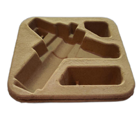 Produits d'emballage de pulpe personnalisés Plateau d'expédition biodégradable pour bouteilles de bière Moule Protection de pulpe Insert de bouteille de vin