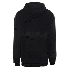 เสื้อมีฮู้ดสำหรับผู้ชายผ้าฝ้ายทำจากวัสดุทนทานดีไซน์แบบกำหนดเอง - Product Image 2