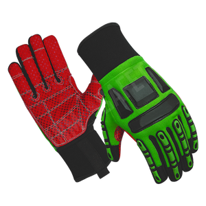 Guantes universales de dedo completo para carreras, cuero transpirable, absorción de impactos para ciclismo al aire libre, antideslizantes para bicicleta de montaña - Product Image 5