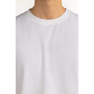 T-shirt de fitness 100 % coton coupe classique, anti-plis et respirant, motif uni, style streetwear, jersey tricoté ample - Product Image 6