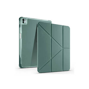 "TPU+PU+PC Tri-Folding Folio Case <b>for</b> iPad Air 13 Pro 2025 with Pencil Holder & <b>Stand</b>-Lila" - Product Image 2
