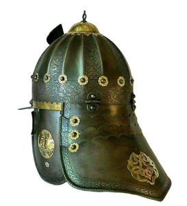 Casco Romano Medieval Guerrero Disfraz Coleccionable Rey Leonidas Casco para Halloween Cosplay Casco Negro Regalo Calvin Artesanía - Product Image 6