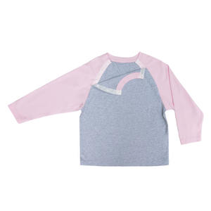 Ropa adaptable para niños discapacitados Sudadera de recuperación postoperatoria con hombro y acceso a presión lateral Camisas de puerto de quimio - Product Image 3