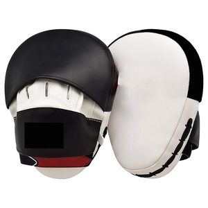 Martial Muay Thai Training Kick Punch Shield Kick Boxing Pads Equipment Boxing Training Pads Made of PU Leather for Karate - Product Image 5