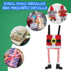 Sacchetto Decorativo a Forma di Piedi di Babbo Natale, Accessori per le Festività - Product Image 5