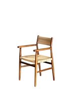 Chaises de salon en teck et rotin, au design minimaliste et élégant, vendues à un prix économique