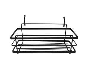 ชั้นวางไวน์สไตล์คลาสสิกชั้นวางขวดโลหะแบบแฟนซีสีดำด้านสำหรับใช้ในบ้าน - Product Image 5