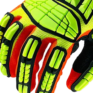 Gants de travail de sécurité personnalisés en cuir de chèvre Gants d'hiver en cuir canadien avec logo imprimé - Product Image 5