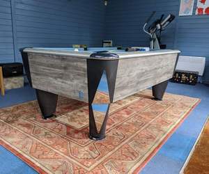 Mesa de Billar de Pizarra de 8 Pies de Alta Calidad con Retorno de Bolas, Descuentos en Mesas de Snooker y Baloncesto - Product Image 4