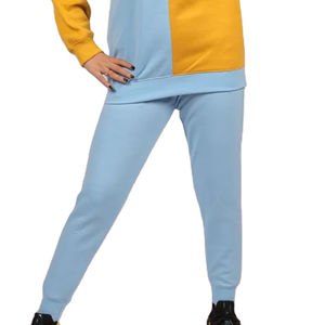 ชุดวอร์มออกกำลังกายผ้าฟลีซพิมพ์โลโก้ตามสั่ง ชุดวอร์มพลัสไซส์และกางเกงวอร์มขายาว ชุดวอร์มสำหรับผู้หญิง - Product Image 6