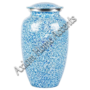 Urna de cremación de aluminio artesanal con hermoso acabado Un recuerdo conmemorativo moderno de Axiom Home Accents - Product Image 4