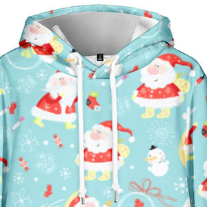Adultos Ropa de invierno Hombres Thermal Pullover Hoodies Calidad superior Hecho Diseño personalizado Hombres Pullover Sudaderas CON CAPUCHA DE Navidad - Product Image 4