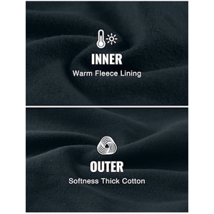 High Quality Baggy Gym Elastic Waist Joggers With Zipper Pockets Winter Cotton <b>Lounge</b> <b>Pants</b> Thick Fleece Sweatpants for <b>Men</b> - Product Image 4