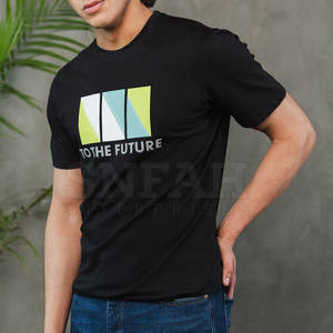 T-shirt homme été 2024 Design personnalisé et impression de logo T-shirt uni vierge pour homme - Product Image 3