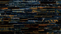 Mosaïque de pierres précieuses œil de tigre de qualité supérieure, artisanale, écologique, pour l'intérieur des salles de bain, jaune et bleu, rectangulaire, imperméable et durable