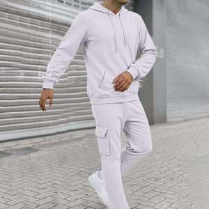 Ensemble de survêtement pour femmes, 2 pièces, sweat-shirt à capuche en polaire, jogging, pantalon de survêtement, ensemble de jogging décontracté pour l'hiver - Product Image 4