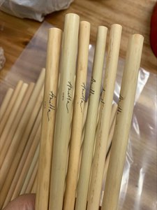 Pailles à boire en fibre de bambou biodégradable – Vaisselle écologique réutilisable - Product Image 6